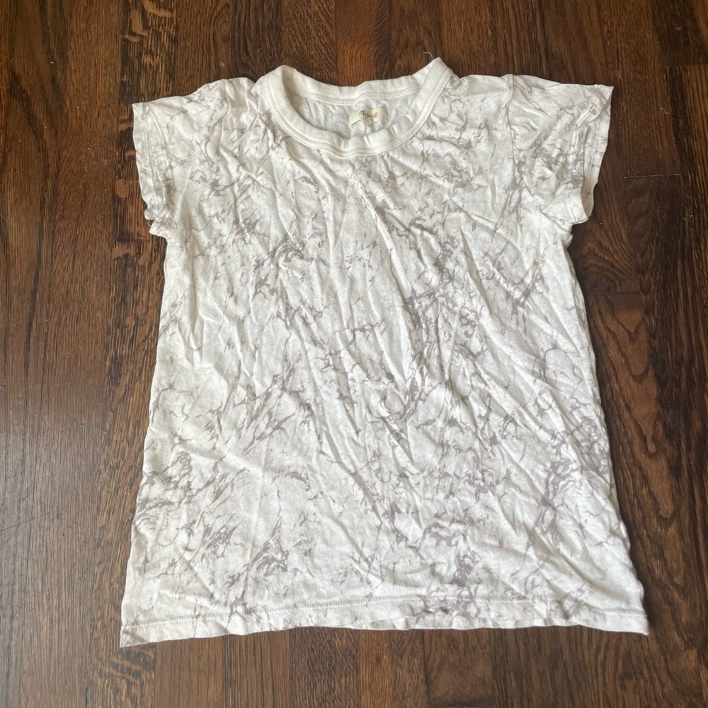 Madewell white short sleeve tee